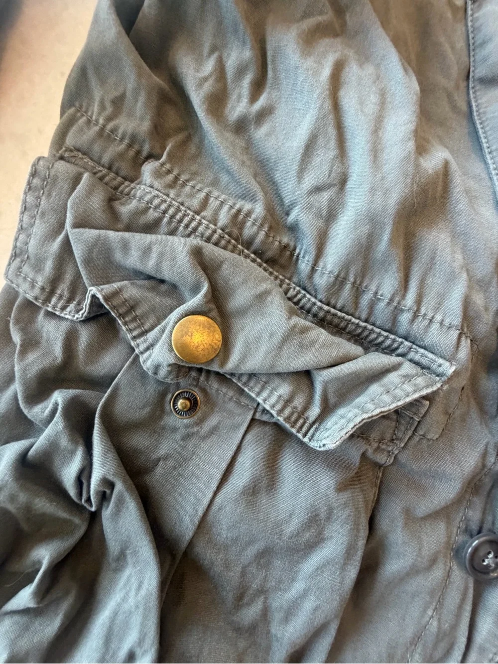 J CREW Men's military Field Jacket in Olive Green! Quality meets versatile! M